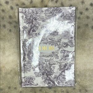 Dior Gray and Gold Notebook